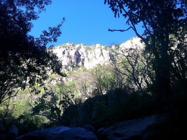 Sierra de Alamos seen from Cañón Cieneguilla